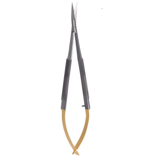 Micro Castroviejo scissor Curved TC 15cm