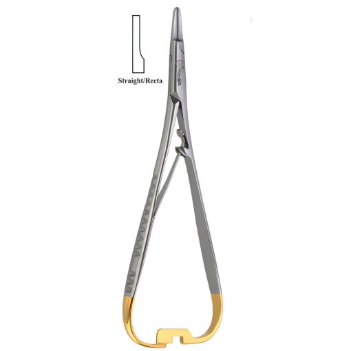 Ryder Needle Holder Mathieu Straight Fine tip 1.5mm TC 17cm