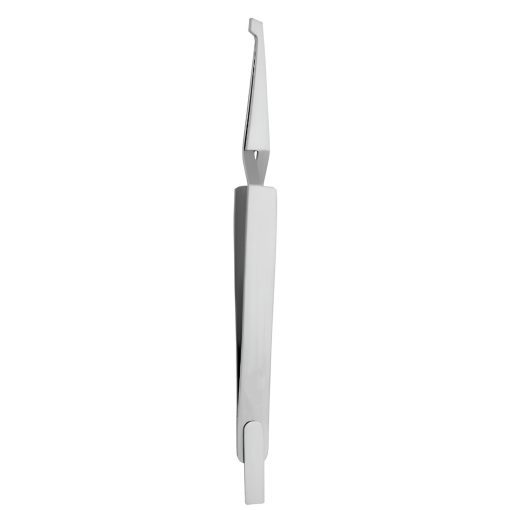 Bracket placement tweezer with bracket aligner