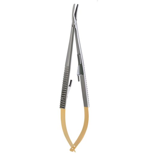 Needle Holder Castroviejo Curved TC 18cm
