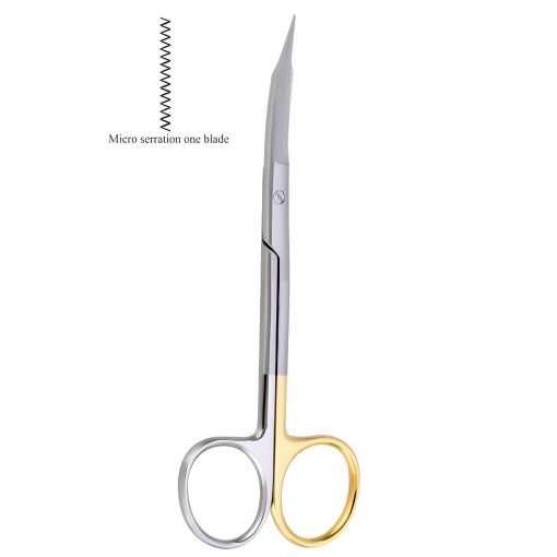 Super Cut Goldman-Fox scissor Curved TC 13cm