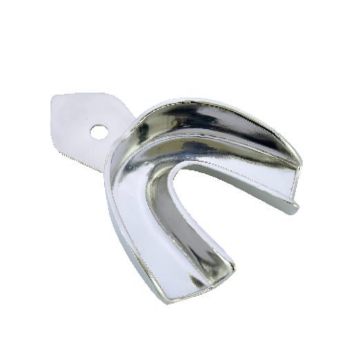 Impression Trays Lower Solid with high retention Rim Lock   L