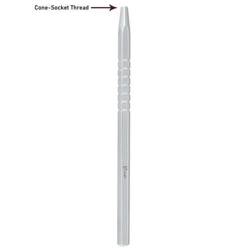 Solid Mirror Handle 8mm Cone-Socket Thread