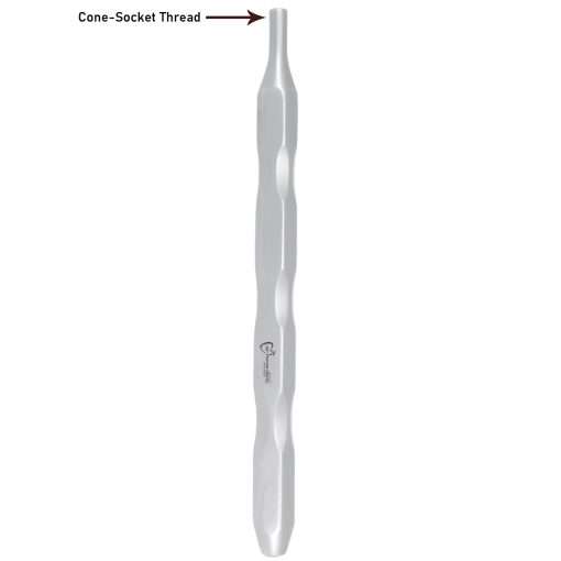 Hollow Mirror Handle 10mm Cone-Socket Thread