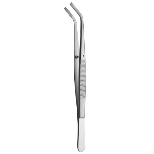 TWEEZER FOR SUTURE CURVED 15.5cm